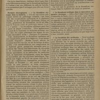 0453 - Page 449 - Revue générale. Les thromboses cardiaques ; par M. Pierre Dupire... Formes d'après l'âge / Formes étiologiques