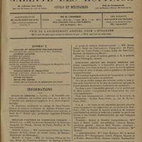 0493 - Page 489 - Sommaire / Informations. École de médecine. Nantes / Médailles d'honneur de l'assistance publique / Guerre / Association amicale des anciens médecins des corps combattants