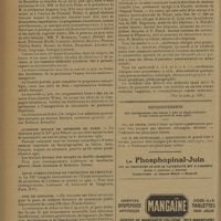 0494 - Page 490 - Informations. Association amicale des anciens médecins des corps combattants / Journées médicales de Bruxelles à la mémoire de Fernand Widal / Académie royale de médecine de Turin / Union internationale de protection de l'enfance / Avis de concours / Hôpital Tenon. - Cours de perfectionnement sur les troubles du rythme cardiaque sous la direction du Docteur Camille Lian... (Voir la suite, p. 493)