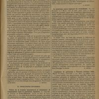 0501 - Page 497 - Analyses et indications bibliographiques. Médecine générale. Sous la direction de M. L. Babonneix... I. Glandes vasculaires sanguines. Le traitement des thyréotoxicoses légères. (Hans Curschmann. Fort. der Therapie, 10 fév. 1930). [R. Levent] / II. Infections diverses. Valeur de la formule leucocytaire et notamment de l'éosinophilie dans la scarlatine régulière. (J. Chalier, G. Pallot et Roman-Monnier. Journ. de méd. de Lyon, 5 juin 1930). [R. Levent] / Le syndrome neuro-végétatif du rhumatisme. (A. van Bogaert et J. Mage. Ann. de méd., janv. 1930). [R. Levent] / L'épidémie de psittacose à Florence (octobre 1929). Mario Volterra. Centralbl. f. inn. Med., 19 juillet 1930). [R. Levent] / A propos de trois cas de psittacose. (J. Widowite. Wien. klin. Woch., 13 fév. 1930). [R. Levent]