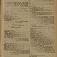0509 - Page 505 - Sociétés savantes. Académie des sciences. (Séance du 16 mars 1931). Sur les propriétés cryptotoxiques des acides oxybenzoïques halogénés. MM. H. Vincent et L. Velluz / Académie de médecine. (Séance du 24 mars 1931). Les études dentaires / La pression moyenne dynamique considérée comme pression basale. MM. H. Vaquez et Kisthinios / La pression artérielle moyenne dans le glaucome. MM. Bailliart et Gomez