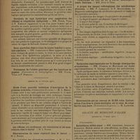 0512 - Page 508 - Sociétés savantes. Société des sciences médicales & biologiques de Montpellier et du Languedoc méditerranéen. (Séance du 13 février 1931). Recto-colite purulente chronique. Endocardite et meningite pneumococciques terminales. MM. Puech, Vidal et Anselme-Martin / Paralysie de type hystérique avec exagération des réflexes et trépidation épileptoïde. MM. Puech, Vidal et P. Rimbaud / Deux nouvelles observations de cancer familial à caractère similaire. MM. Lamarque et Bert / (Séance du 20 février 1931). Etude d'une nouvelle technique d'inscription de la pression artérielle. (Présentation de traces). M. L. Hédon / Sur l'origine des plaquettes sanguines. M. J. Turchini / (Séance du 27 février 1931). A propos des images radiologiques des calcifications pleurales. MM. P. Lamarque et P. Betoulières / Recherches expérimentales sur le blocage chimique des articulations. MM. Etienne et Montagné / Société de médecine d'Alger. (Séance du 13 mars 1931). Présentations : Epithélioma orbito-nasal. MM. Aboulker, Gozlan et Baradoux