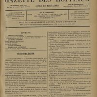 0517 - Page 513 - Sommaire / Informations. Hôpitaux de Paris / Facultés de médecine. - Marseille / Montpellier / Faculté libre de médecine de Lille / Umfia ou union médicale latine. Dîner de printemps / Lauréats de l'Union médicale latine