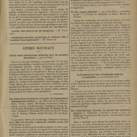 0527 - Page 523 - Sociétés savantes. Société de biologie. (Séance du 28 février 1931). Le bruit diastolique huméral de l'insuffisance aortique. M. C. Lian / Inhibition, par le sérum de genisse, des caractères de neutralité chez les poules ovariotomisées. M. H. Busquet / Livres nouveaux. Quatre cents consultations médicales pour les maladies des enfants, par J. Comby. [L. Babonneix] / Les ordonnances du médecin praticien. 254 répertoires de thérapeutique clinique, par MM. Abbatucci, Bellot, Bozo, Brocq, Comby, Desfosses, Feldstein, Glénard, Jayle, Journé, Juster-Laurens, Lermoyez, Leven, Lorin, Lutier, Martinet, Léon Meunier, P. Michon, R. Mignot, Nobécourt, Pautrier, Poix, Ravaut, Rivet, Springer, F. Terrien, Terson, André Thomas, Van der Elst, Vignes / La rate, organe réservoir, par Léon Binet... / La formation de l'être. Histoire des idées sur la génération, par Jean Rostand / Die Unfall-(Kriegs-) Neurose. La névrose des accidentés (guerre). Collection « Travail et santé », fasc. 13, rédigé par le Professeur Martineck...