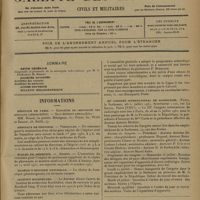 0533 - Page 529 - Sommaire / Informations. Hôpitaux de Paris. Concours de chirurgien des hôpitaux (admissibilité) / Hôpitaux de Province. Versailles / Écoles de médecine. Amiens / Muséum d'histoire naturelle / Institut Rockfeller / Ligue française contre le rhumatisme / IIIe Congrès international de radiologie. (Paris, la Sorbonne, 26-31 juillet 1931)