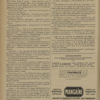0534 - Page 530 - Informations. IIIe Congrès international de radiologie. (Paris, la Sorbonne, 26-31 juillet 1931) / Cours de la Faculté de médecine de Paris. Enseignement de l'anatomie médico-chirurgicale et de la technique opératoire. (Professeur : M. Grégoire)