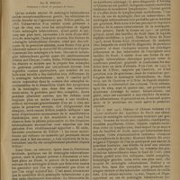 0537 - Page 533 - Revue générale. Diagnostic et pronostic de la méningite tuberculeuse ; par M. Brelet...