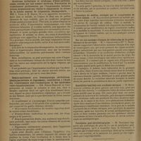 0558 - Page 554 - Sociétés savantes. Société de biologie. (Séance du 5 mars 1931). Etude anatomique d'un cas de chorée de Sydenham. M. Van Gehuchten / Syndrome épileptique et syndrome d'hémi-parkinsonisme réalisés par une tumeur cérébrale. Provocation du tremblement parkinsonien par l'hypertension intracranienne momentanée que réalise la compression au niveau de la brèche osseuse de trépanation décompressive. MM. J. Tinel et H. Baruk / Hémitremblement avec hémiasynergie cérébelleuse, hémihyperesthésie et bégaiement ; contribution à l'étude des tremblements post-traumatiques et des syndromes rubro-hypothalamiques. MM. Faure-Beaulieu et Cord / Deux cas de méningiomes du tuberculum sellae ; ablation, guérison. MM. Cl. Vincent, P. Puech et M. David / Causalgie du médian, soulagée par la compression de l'artère radiale. M. Alajouanine / Sur un cas anatomo-clinique de tuberculose de la protubérance et du cervelet. M. I. Christophe et Mlle Y. Baumberger / Sensibilité familiale aux accidents sériques. M. Bourguignon / Paralysies post-sérothérapiques. M. Haguenau / Société de médecine de Paris. (Séance du 24 janvier 1931). Les réactions vaso-motrices du foie. M. Roger Glénard