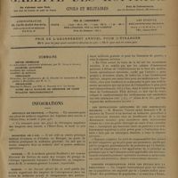 0597 - Page 593 - Sommaire / Informations. Hôpitaux de Province. Nantes / Ministère de l'air / Guerre / Marine / La prescription des spécialités et les assurances sociales / Les extractions dentaires et les assurances sociales / Congrès international pour les études sur la population
