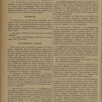 0608 - Page 604 - Revue générale. La tuberculose intestinale ulcéreuse ; par Jacques Arnaud... Formes cliniques / Diagnostic / Le diagnostic clinique