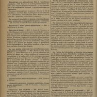 0630 - Page 626 - Sociétés savantes. Société médicale des hôpitaux. (Séance du 20 mars 1931). Sclérodermie avec mélanodermie. Rôle de l'insuffisance surrénale. MM. Halbron et de Sèze / Opération de Brauer. MM. A. Clerc, R. Soupault et P.-Noël Deschamps / Sur une maladie présentant des perturbations neuro-végétatives et humorales. MM. Marcel Labbé, Raoul Boulin, L. Justin-Besançon et E. Soulié / Présentation d'un potomane. MM. Marcel Labré, Raoul Boulin, L. Justin-Besançon et H. Lévy / Société de biologie. (Séance du 21 mars 1931). Sur les propriétés antigènes des icthyotoxines formolées. M. G. J. Stefanopoulo / Sur une cause d'erreur dans l'inscription de la pression artérielle par la technique classique. M. L. Hédon / Sur l'action de l'adrénaline en injection intraveineuse sur le coeur du lapin. Fibrillation cardiaque terminale. Etude électrocardiographique. M. Petzetaxis... / Perméabilité du placenta à l'ovalbumine. MM. L. Nattan-Larrier et L. Richard / Sur l'adsorption de la toxine tétanique par les hydroxydes d'aluminium. M. Léon Velluz