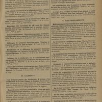 0643 - Page 639 - Analyses et indications bibliographiques. L'électrologie en 1930 ; par Louis Delherm... et Jean Loubier... II. Physiobiologie. Abaissement du métabolisme basal par action des courants de haute fréquence chez les déséquilibrés endoctrino-neurotoniques. (E. Joltrain et D. Morat. C.-R. de la Soc. de biol...) / Les poisons curarisants et la fatigue musculaire. (Adrien Zelikowski. C. R. de la Soc. de biol...) / III. Accidents. Les brûlures graves par diathermie. A propos d'un récent arrêt de la Cour d'appel de Rennes. (Gauducheau. Bull. officiel de la Soc. franç. d'électroth. et de radiol...) / Rapport sur les brûlures produites au cours des applications de diathermie médicale. (Gauducheau. Bull. officiel de la Soc. franç. d'électroth. et de radiol...) / Réflexions sur un accident attribué à la diathermie. (A. Laquerrière et R. Lehmann. Bull. officiel de la Soc. franç. d'électroth. et de radiol...) / Accident électrique mortel dû à un courant de basse tension. (Duhem. Bull. officiel de la Soc. franç. d'électroth. et de radiol...) / IV. Électrodiagnostic. Modifications de l'excitabilité d'un nerf centripète consécutives à des interventions sur d'autres nerfs. Durée de ces modifications. (A. et B. Chauchard. C. R. de la Soc. de biol...) / La chronaxie de l'oesophage du chien. (Martha Brunner-Ornstein. C. R. de la Soc. de biol...) / Le changement de chronaxie du muscle cardiaque sous l'influence du nerf sympathique. (Richard Hauptfeld. C. R. de la Soc. de biol...) / Chronaxie et contraction musculaire dans la pellagre. (D. Dorogan et M. Capri. C. R. de la Soc. de biol...) / Action du sympathique sur la curarisation suivant le sens de l'hétérochronisme. (L. et M. Lapicque. C. R. de la Soc. de biol...)