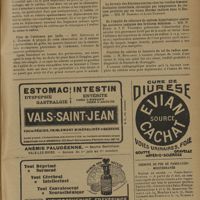 0653 - Page 649 - Sociétés savantes. Société de chirurgie de Toulouse. (Séance du 4 mars 1931). Kyste du mésentère. M. Martin / Pseudarthrose. M. Lefebvre / Plaie de l'abdomen par balle. MM. Bertrand et L. Dambrin / Torsion d'un diverticule de Meckel. MM. L. et R. Dieulafé / De l'emploi du chlorure de sodium hypertonique contre les accidents toxiques des brûlures étendues. MM. P. Fabre et J.-P. Touneux / Fracture du cubitus et fracture du col du radius associées. M. Boularan