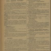 0710 - Page 706 - Notes pour l'Internat. Méningite cérébro-spinale. Signes, diagnostic, traitement. Traitement