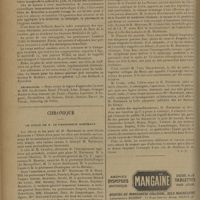 0714 - Page 710 - Informations. La XIe Session des Journées médicales de Bruxelles / Nécrologie / Chronique. Le jubilé de M. le Professeur Hartmann