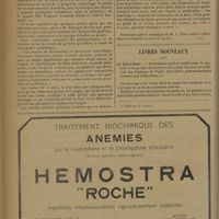 0724 - Page 720 - Intérêts professionnels. Les droits de la science / Livres nouveaux. Le livre blanc. Formulaire médical publié sous le contrôle d'un groupe d'Internes et d'anciens Internes en médecine des hôpitaux de Paris...