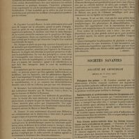 0738 - Page 734 - Société d'hydrologie et de climatologie médicales de Paris. (Séance solennelle). Deuxième rapport. Les propriétés anti-anaphylactiques des eaux minérales. Par MM. le Professeur Loeper et Mougeot / Discussion / Sociétés savantes. Société de chirurgie. (Séance du 15 avril 1931). Phlegmon des gaines. M. Cadenat / Embolectomie et artériectomie dans les thromboses oblitérantes. M. Leriche / Voie d'accès antéro-latérale dans les lésions traumatiques intra-articulaires du genou. M. Gernez