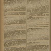 0740 - Page 736 - Sociétés savantes. Société de médecine de Paris. (Séance du 28 février 1931). Des sensibilisations thérapeutiques. M. Foveau de Gourmelles / Abcès du poumon consécutifs à des corps étrangers latents des voies aériennes. M. Jean Guisez / Contamination syphilitique avant le chancre. M. E. Schulmann / Traitement chirurgical des infirmes de la hanche. M. Raphaël Massart / Intérêt de la ponction exploratrice dans les collections suppurées du pharynx. M. Jean Tarreaud / Polypes nasaux et sinusites. M. Louis Leroux / (Séance du 13 mars 1931). A propos de la cellulite. M. Guy Laroche / A propos de la chirurgie de la hanche. M. Masmonteil / A propos du lardage du poumon. M. Georges Rosenthal / Traitement curatif de l'hypertrophie prostatique par la radiothérapie profonde. M. Pierre Lehmann