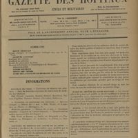0749 - Page 745 - Sommaire / Informations. Hôpitaux de Paris. Concours de médecin des hôpitaux / Concours de chirurgien des hôpitaux / Concours de médecin des asiles de la Seine / École du Service de santé militaire / Marine / Ve Congrès international du collegium oto-rhino-laryngologicum