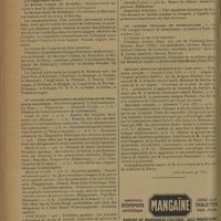 0750 - Page 746 - Informations. Ve Congrès international du collegium oto-rhino-laryngologicum / VIe Congrès international de médecine et de pharmacie militaires / VIIe Congrès français de stomatologie / Réunion médicale de Nancy (6 et 7 juin 1931). (Voir la suite, p. 749)