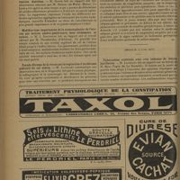 0762 - Page 758 - Sociétés savantes. Société des chirurgiens de Paris. (Séance du 20 mars 1931). La résection ostéoplastique de Wladimiroff Mikulicz. M. Raphaël Massart / Kyste hydatique volumineux du poumon gauche. Intervention. Guérison. M. Gasne / Modifications importantes de la stomatoplastie de l'utérus par section antéro-postérieure, sans évidement, ni suture. M. J. Dartigues / Pseudo-fibrome de la vessie par invagination d'un fibrome pédiculé du col utérin. M. Lavenant / Contribution à l'étude de la coagulation sanguine sur les phlébites et embolies post-opératoires. M. Mayet / (Séance du 17 avril 1931). Tuberculose urétérale avec rein indemne de lésions bacillaires. M. Lavenant