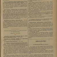 0765 - Page 761 - Sociétés savantes. Société des chirurgiens de Paris. (Séance du 17 avril 1931). Tuberculose urétérale avec rein indemne de lésions bacillaires. M. Lavenant / Trois cas de plaie de la rate par coup de couteau. Suture par thoraco-phréno-laparotomie oblique. Guérison. M. Judet / Faut-il drainer l'abdomen après les résections gastriques ? M. Victor-Pauchet / Rhinoplastie par lambeau à deux pédicules. M. Dufourmentel / Réunion hydrologique et climatologique de Montpellier. (Séance du 21 mars 1931). Le traitement hydrominéral des dysménorrhées pubertaires. M. H. Guibert... / L'émanothérapie gynécologique à Ax-les-Thermes. M. Girard... / Bibliographie. Le couvent des filles du Calvaire