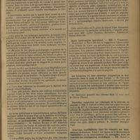0817 - Page 813 - Sociétés savantes. Société de neurologie. (Séance du 16 avril 1931). Méningiome de la faux en bouton de chemise. Ablation de la tumeur intra et extracranienne. Stérilisation, puis remise en place du volet osseux. Guérison. MM. Cl. Vincent, M. David et P. Puch / La forme palilalique et échopalilalique aphone de l'automatisme verbal (à propos d'un cas de palilalie et d'échopalilalie survenues chez une vieille femme sans troubles mentaux, ni parkinsonisme, ni phénomènes pseudo-bulbaires évidents). M. Gustave Roussy et Mlle Gabrielle Lévy / Paralysies récidivantes et alternantes de la troisième paire et de la sixième, évoluant par poussées depuis onze ans. MM. Garcin et Dollfus / Kyste épidermoïde intradural. MM. J. Forestier, J. Hagueneau et Petit-Dutaillis / Les hormones du lobe antérieur d'hypophyse et leur recherche dans le sang et dans l'urine. M. Béclère / Nouvelles recherches sur l'étiologie de la sclérose en plaques. MM. P. Lépine et Mollaret