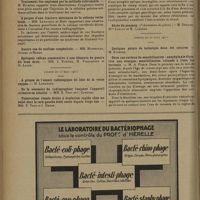 0818 - Page 814 - Sociétés savantes. Société des sciences médicales & biologiques de Montpellier et du Languedoc méditerranéen. (Séance du 6 mars 1931). A propos d'une fracture méconnue de la colonne vertébrale. MM. Lamarque et Bert / (Séance du 13 mars 1931). Un cas complexe d'anisocorie avec atrophie optique gravidique. MM. Villard, Dejean et Mlle Soulas / (Séance du 20 mars 1931). Deux cas curieux de sensibilisation : anaphylaxie digestive aux oranges ; sensibilisation cutanée à l'eau des torrents. M. A. Puech