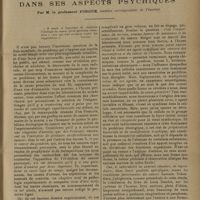 0831 - Page 827 - Le problème du cancer dans ses aspects psychiques ; par M. le Professeur Forgue...