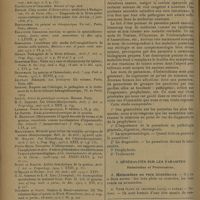 0942 - Page 938 - Les phénomènes d'intolérance à la quinine ; par M. Pierre Sée... / Les parasitoses du tube digestif (helminthiase et protozoaires les plus fréquents) ; par le Docteur Louis Caillon...