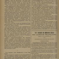 1008 - Page 1004 - Revue générale. La polypeptidémie dans les rétentions azotées ; par MM. A. Puech..., P. Cristol..., P. Monnier... IV. Valeur pronostique et séméiologie de l'hyperpolypeptidémie dans les rétentions azotées / XVIe Congrès de médecine légale de langue française. (Paris, 4, 5 et 6 mai 1931). Communications. Traumatismes et ostéosarcomes. M. Balthazard / Que faut-il entendre au point de vue médico-légal par état de toxicomanie ? Dans quelles conditions le médecin peut-il être inculpé d'avoir créé, entretenu ou aggravé un état de toxicomanie ? M. Vervaeck...