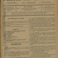 1033 - Page 1029 - Abonnements de vacances / Sommaire / Informations. Hôpitaux de Province. Lyon / Écoles de médecine. Besançon / Société française de gynécologie. Séance inaugurale / Avis de concours / Association française pour l'avancement des sciences