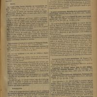 1045 - Page 1041 - Analyses et indications bibliographiques. Chirurgie orthopédique ; par M. Lance... Membre inférieur. Hanche. Les maladies métaplasiques évolutives du squelette de la hanche à la période de croissance. (G. Bousser. Th. d'Alger...) / Genou. Arthrotomie du genou par luxation latérale de l'appareil rotulien. (Gernez. Idem... ; Bull. et mém...) / Les ostéomes traumatiques paracondyliens internes du fémur. (Guillaume-Louis. Soc. de chir... ; Bull. et mém...) / Poliomyélite. L'effet de la sympathectomie lombaire dans la croissance des membres inférieurs plus courts par poliomyélite antérieure. (R. I. Harris. The Journ. of bone and joint Surg...) / Une opération pour le traitement du genu recurvatum paralytique. (Léo Mayer. The Journ. of bone and joint Surg...) / L'arthrorise tibio-tarsienne. Indications. Technique. Résultats. (A. Guibal et L. Marchand. Revue d'orth....)