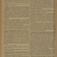 1048 - Page 1044 - Sociétés savantes. Académie de médecine. (Séance du 30 juin 1931). A propos du procès-verbal. M. Arnold Netter / Notice. M. Louis Martin / Rapport. M. Calmette / Anthracose et silicose pulmonaires. M. J. Leclercq... / De la nature tuberculeuse de certaines hydrocèles congénitales. MM. Brindeau, Pierre Cartier et Pougin / Recherches sur les diétotoxiques. Extrait thyroïdes et déséquilibre alimentaire. M. Mouriquaud et Mme Chaix / Société de biologie. (Séance du 16 mai 1931). Existe-t-il des équivalents psychiques de l'hypoglycémie ? MM. E. Joltrain, Pruvost et Mlle Dubreuille / Chronaxies comparées du nerf et du point moteur du muscle dans les répercussions. M. Georges Bouguignon / Chronaxie du nerf, du point moteur et des nerfs intramusculaires dans les répercussions expérimentales chez le lapin. MM. Georges Bourguignon et Diamante Bennati / Influence de la section des vagues au cou et de l'injection d'atropine sur les effets cardio-vasculaires de l'embolie cérébrale expérimentale. MM. Maurice Villaret, L. Justin-Besançon et Stanislas de Sèze