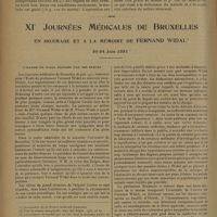 1060 - Page 1056 - Indications de la gastrectomie pour ulcus gastrique, duodénal, jéjunal ; par Victor Pauchet / XIe Journées médicales de Bruxelles en hommage et à la mémoire de Fernand Widal. 20-24 juin 1931