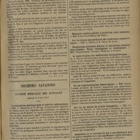 1063 - Page 1059 - XIe Journées médicales de Bruxelles en hommage et à la mémoire de Fernand Widal. 20-24 juin 1931 / Sociétés savantes. Société médicale des hôpitaux. (Séance du 8 mai 1931). L'auscultation gastrique sous le contrôle radioscopique. MM. A. Delaigne et G. Hutet / Le mode d'action des médications antisyphilitiques. M. A. Sézary / Un cas d'agranulocytose hémorragique. MM. Gaston Laurès et Kenig... / Sur un cas mortel de grande hémophilie. MM. Ch. Achard, M. Bariety, G. Desbuquois et Cachera