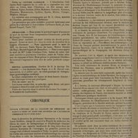 1086 - Page 1082 - Informations. Remise d'une médaille à M. Récamier / Pour la culture classique / Nécrologie / Hôpital Lariboisière. (Service de M. le Docteur Devraigne) / Chronique. Voyage d'études de la Faculté de médecine de Nancy à Vichy et dans les stations de l'Auvergne thermale (12-17 juin 1931)