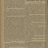 1090 - Page 1086 - Travail du Service du Docteur Babonneix, Hôpital Saint-Louis, annexe Grancher. Anurie chez un enfant. Guérison ; par Maurice-Lévy... et Mme Grand... / Le mode d'action des ferments lactiques dans le traitement des colites ; par M. le Docteur Alfred Thépénier