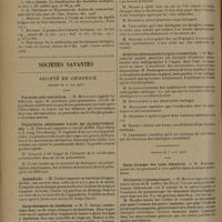 1094 - Page 1090 - Le mode d'action des ferments lactiques dans le traitement des colites ; par M. le Docteur Alfred Thépénier / Sociétés savantes. Société de chirurgie. (Séance du 27 mai 1931). Psychoses post-opératoires. M. Mauclaire / Polyarthrite ankylosante traitée par parathyroïdectomie. M. Chifoliau, travail de MM. René Simon et A. Jung... / Appendicite. M. Thiéry / Corps étrangers du duodénum. M. P. Guibal / Arthrites déformantes d'origine traumatique. M. Moulonguet / (Séance du 3 juin 1931). Corps étranger des voies digestives. M. Bergeret / Péritonites à pneumocoques. M. Mondor / Appendicite aiguë. M. Schwartz
