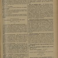 1095 - Page 1091 - Sociétés savantes. Société de chirurgie. (Séance du 3 juin 1931). Appendicite aiguë. M. Schwartz / Bec-de-lièvre unilatéral. M. Veau et son assistant M. Pelissier / Société des chirurgiens de Paris. (Séance du 1er mai 1931). A propos de la tuberculose primitive de l'uretère. M. Le Fur / A propos de la gastrectomie. M. Dupuy de Frénelle / A propos de la gastrectomie. M. Victor-Pauchet / Luxation congénitale et luxation pathologique de la hanche. M. Lamy / Les suites éloignées des ostéo-arthrites du nourrisson. M. Roederer / Deux cas d'épiploïte aiguë. M. Thévenard / L'électrolyse circulaire endoscopique dans le traitement des sténoses cicatricielles graves de l'oesophage. M. Guisez / Réduction sanglante des luxations du semi-lunaire du carpe par la voie dorsale. M. Raphaël Massart / Société médico-chirurgicale des hôpitaux de Nantes. (Séance de mai 1931). Tétanos chronique à forme paraplégique supérieure. M. Duverger
