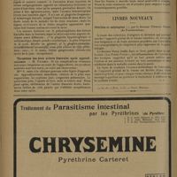 1096 - Page 1092 - Sociétés savantes. Société médico-chirurgicale des hôpitaux de Nantes. (Séance de mai 1931). Un cas de noma dans la leucémie aiguë. MM. Favreul et Landais / Thrombose des deux artères fémorales après appendicectomie. M. Favreul / Livres nouveaux. Métrites et salpingites, par le Docteur Clément Matry...
