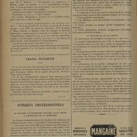 1134 - Page 1130 - Informations. Cours de la Faculté de médecine de Paris. Clinique médicale de l'Hôtel-Dieu. (Professeur : M. Paul Carnot) / Clinique ophtalmologique de l'Hôtel-Dieu. (Professeur : M. F. Terrien) / Charles Dujarier. [Nécrologie] / Intérêts professionnels. Le diplôme d'Université n'ouvre aucun droit à l'exercice de la médecine