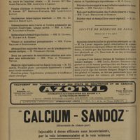 1180 - Page 1176 - Sociétés savantes. Société médicale des hôpitaux. (Séance du 3 juillet 1931). Néphrite hypertensive suivie depuis trois ans. M. Degennes / Société de médecine de Paris. (Séance du 8 mai 1931). Injections interstitielles de glycérine phéniquée au 1/30. M. Le Lorier / A propos d'une tumeur bénigne de l'estomac à allure de tumeur maligne. MM. Legac, Bécart, Hirchberg