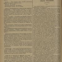 1186 - Page 1182 - Informations. Guerre. Service de santé. (Armée active) / Marine / Syndicat des médecins de la Seine et des communes limitrophes. Remplacements médicaux / Fédération internationale des sociétés de médecine et d'hygiène tropicales / Nécrologie / Cours de la Faculté de médecine de Paris. Clinique de la tuberculose. (Hôpital Laennec et dispensaire Léon-Bourgeois. Professeur : M. Léon Bernard) / Charles Dujarier. (1870-1931). [Nécrologie]. [M. Lance]