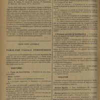 1230 - Page 1226 - Livres nouveaux. Thérapeutique médicale. Tomme II : Aliments-médicaments, par MM. M. Loeper, M. Labbé, Ch. Richet, R. Legendre, M. Renaud, M. Debray, A. Boutroux, J. Alquier, R. Lecoq, H. Labbé, H. Leclerc, N. Fiessinger, G. Marchal, Ed. Lesné, Mme L. Randouin / Notes pour l'internat. Paralysie faciale périphérique. (A suivre)
