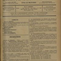1249 - Page 1245 - Sommaire / Informations. Facultés de médecine. Paris