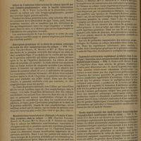 1324 - Page 1320 - Sociétés savantes. Société de biologie. (Séance du 4 juillet 1931). Allure de l'infection tuberculeuse du cobaye inoculé par voie lympho-ganglionnaire avec le bacille tuberculeux aviaire. M. C. Ninni / Inscription graphique de la chute de pression artérielle au cours du choc anaphylactique du cobaye. MM. Pasteur Vallery-Radot, G. Mauric et Mme A. Hugo / Manifestations vasculaires et cliniques à la suite d'injection première chez le cobaye. MM. Pasteur Vallery-Radot, G. Mauric, Mme A. Hugo et M. P. Giroud / Anaphylaxie passive. Essais de transmission des anticorps de l'homme au cobaye. MM. Pasteur Vallery-Radot, G. Mauric, Mme A. Hugo et M. P. Giroud / Immunité antitoxique rapidement produite chez le cheval par l'injection sous-cutanée de doses minimes de germes diphtériques vivants. MM. G. Ramon et R. Debré / Etude expérimentale des modifications humorales dans l'hypoglycémie insulinique chez le chien. MM. F. Rathery et J. Sigwald / Sur l'inoculation intracornéenne de B. C. G. au jeune lapin. MM. T. de Sanctis Monaldi et U. Bassi