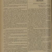 1350 - Page 1346 - Informations. Légion d'honneur. Ministère des pensions / Commerce / Travaux publics et tourisme / Guerre. Ecole du service de santé militaire / Ecole d'application du service de santé militaire / Nécrologie / Chronique. Histoire de la tuberculose