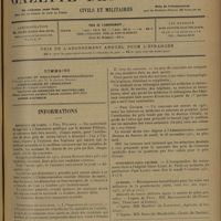 1433 - Page 1429 - Sommaire / Informations. Hôpitaux de Paris. Prix Fillioux / Conditions du concours / Prix civiale / Monument Paul Lecène / Guerre