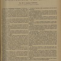 1437 - Page 1433 - Analyses et indications bibliographiques. Chirurgie générale ; par M. le Docteur Dariau... Le choix d'un anesthésique en chirurgie. (H. Bompart. Journ. méd. franç...)
